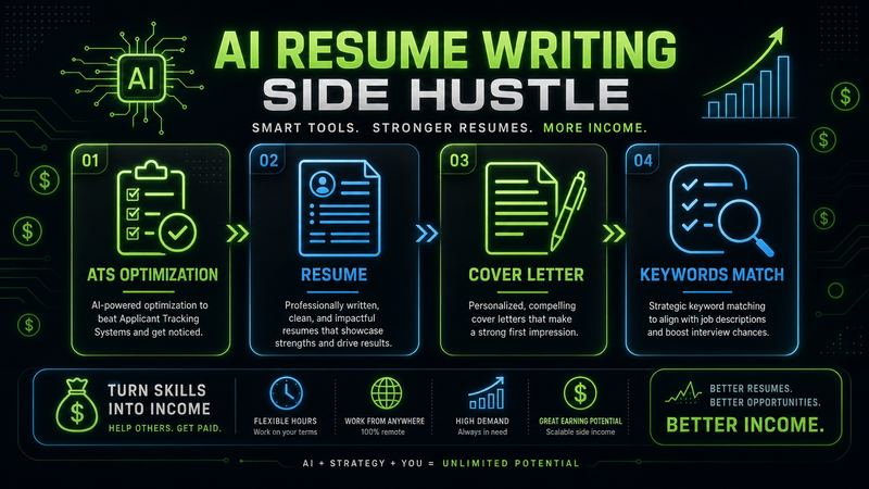 How to Start an AI-Assisted Resume Writing Side Hustle in 2026 (Beginner's Guide)