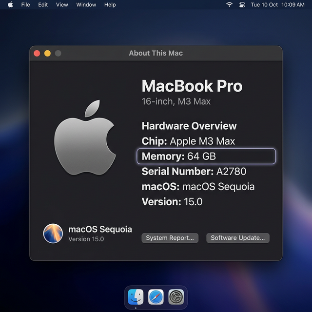 How to Check VRAM on Mac using About This Mac